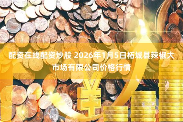 配资在线配资炒股 2026年1月5日柘城县辣椒大市场有限公司价格行情